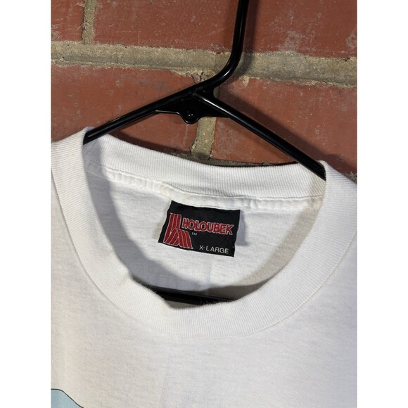 Vintage 90s Davey Allison Shirt Single Stitch Double Sided Nascar Adult XL - Picture 7 of 9